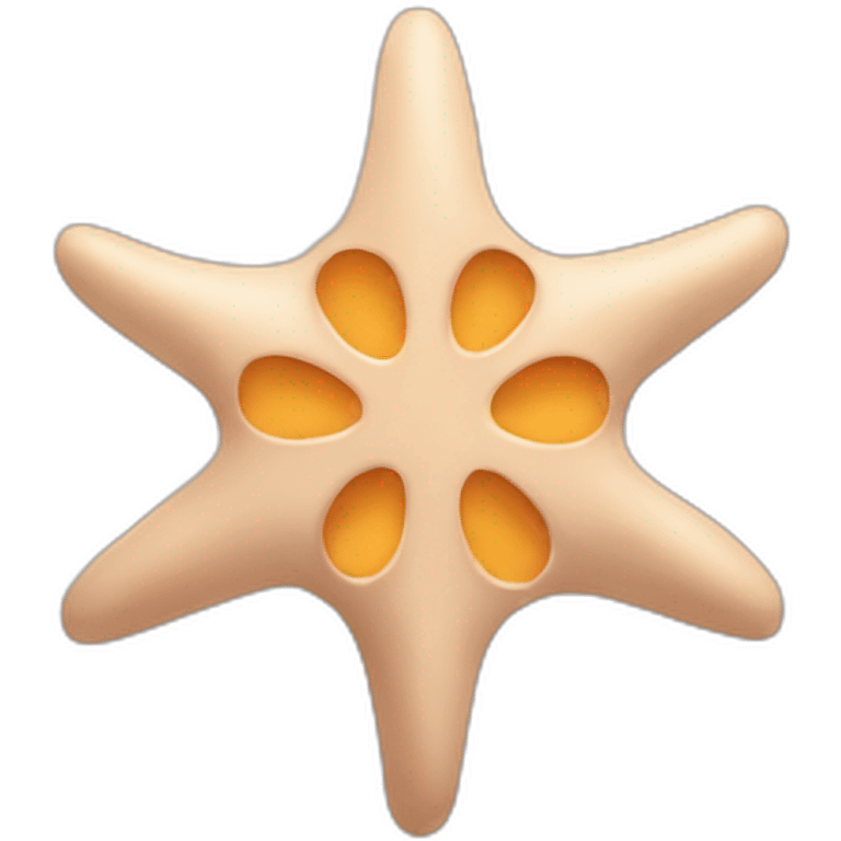 Asterisk flesh color emoji