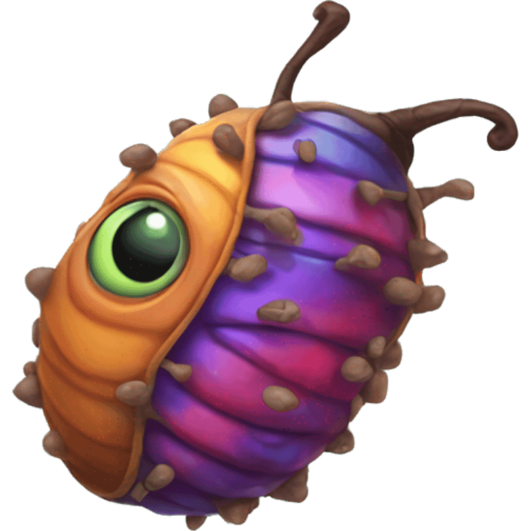 psychedelic pupa  emoji