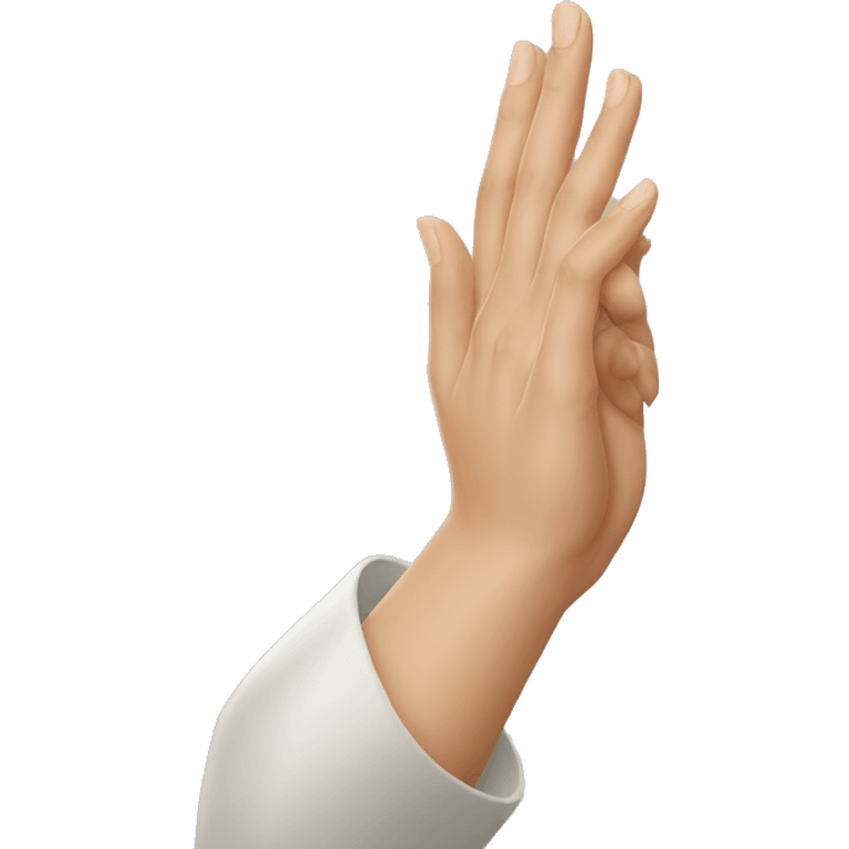 Orthodox christian hand blessing gesture emoji