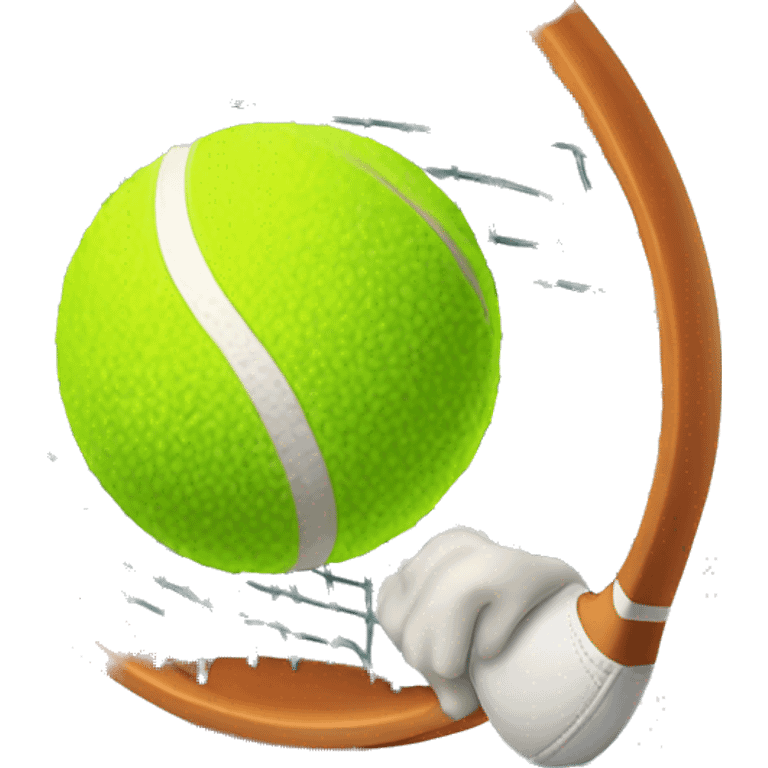 scratching tenis ball emoji