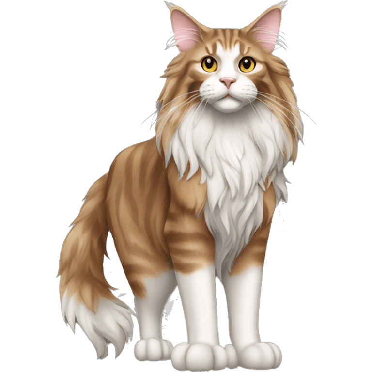 Maine Coon Cat Full Body Standing emoji