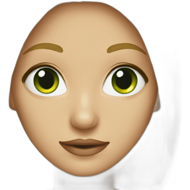 femme blonde yeux vert emoji