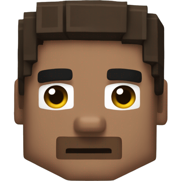 Steve in Minecraft emoji