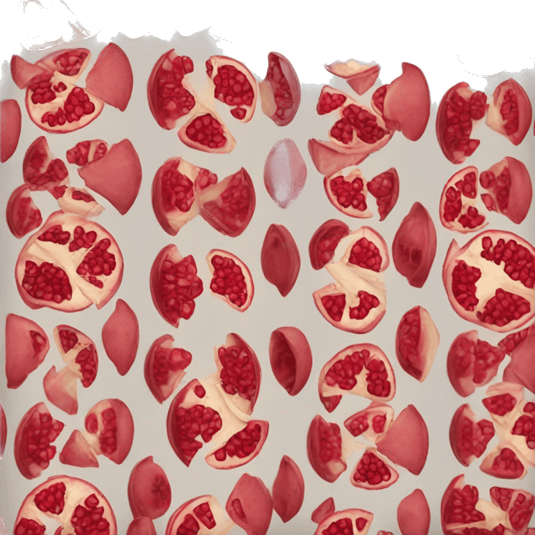 pomegranate slices emoji