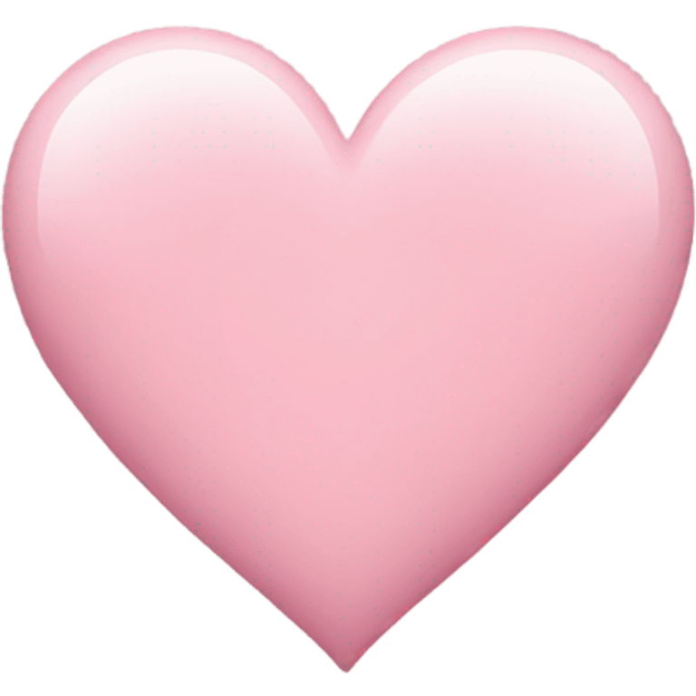 Light pink heart emoji