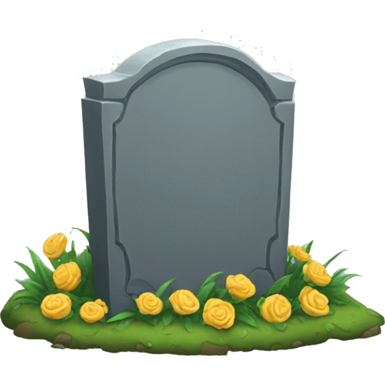 Tombstone emoji