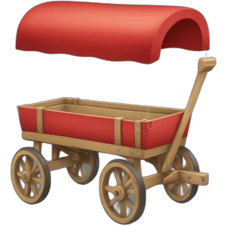 Red wagon emoji