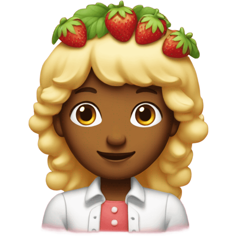 Strawberry shortcake  emoji