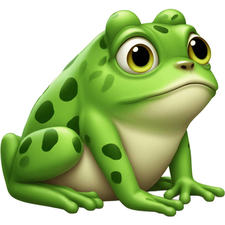 frog with a cat  emoji