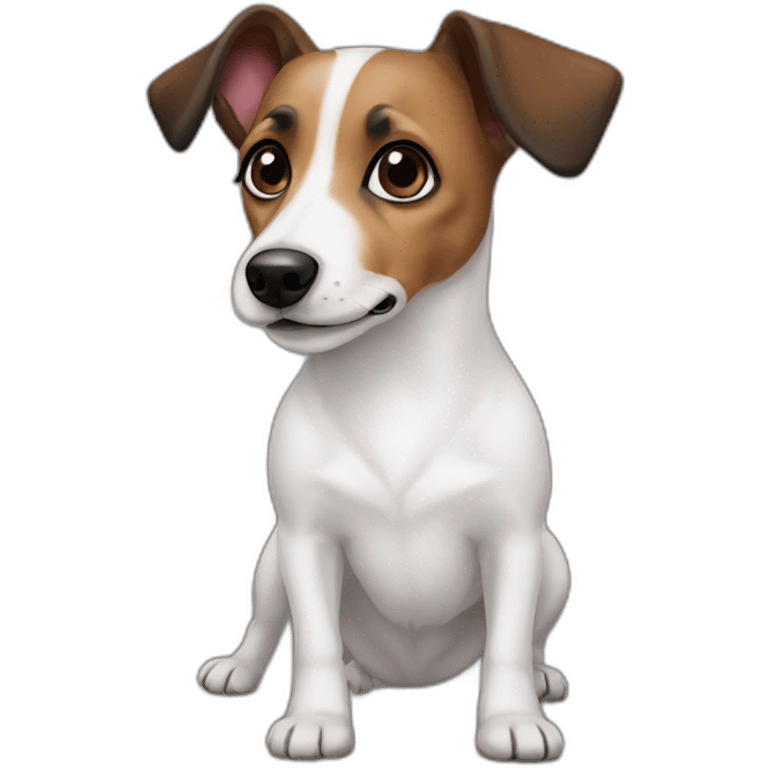 jack russel black ears emoji