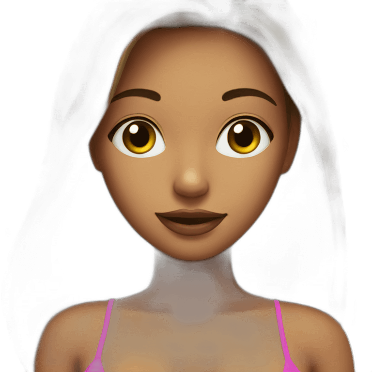 Girl in bikini emoji