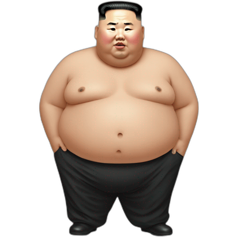 kim jong un fat emoji