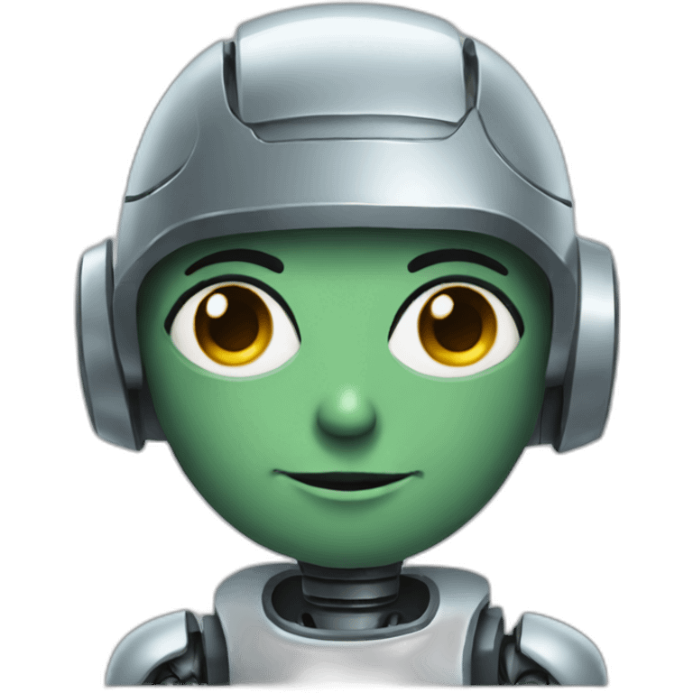 robot artist emoji