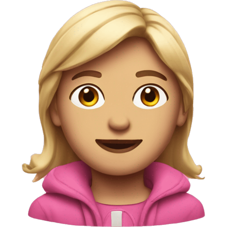 Pink Netflix logo not human emoji