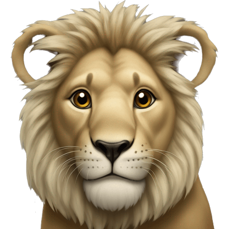 Lion with a koala head emoji