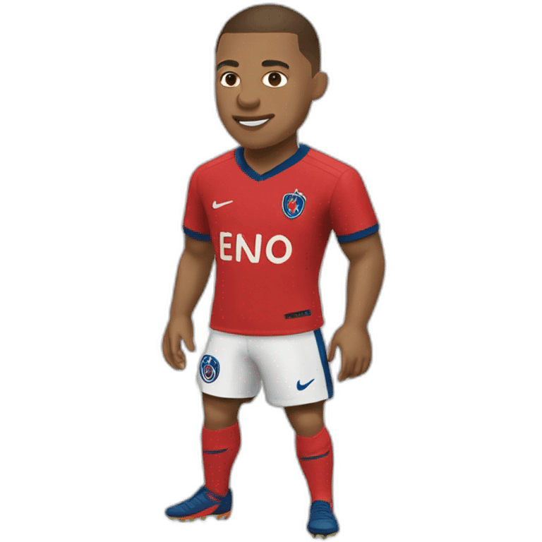 Mbappe-play-football emoji