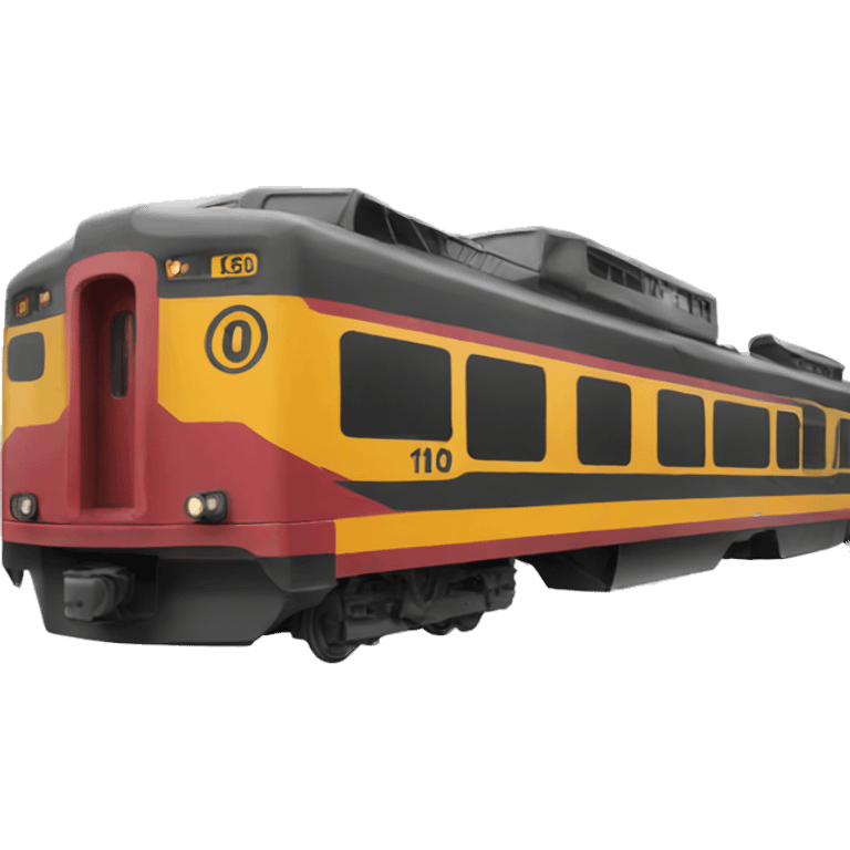 train with the 10 logo on its side emoji