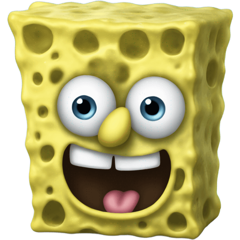 SpongeBob as a real object emoji