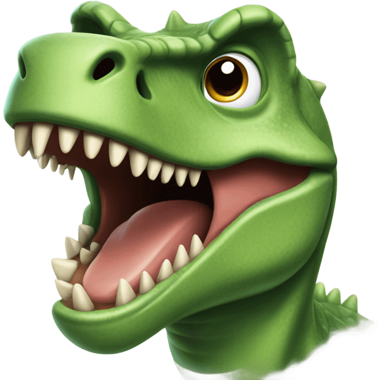 Dinosaurio feliz  emoji