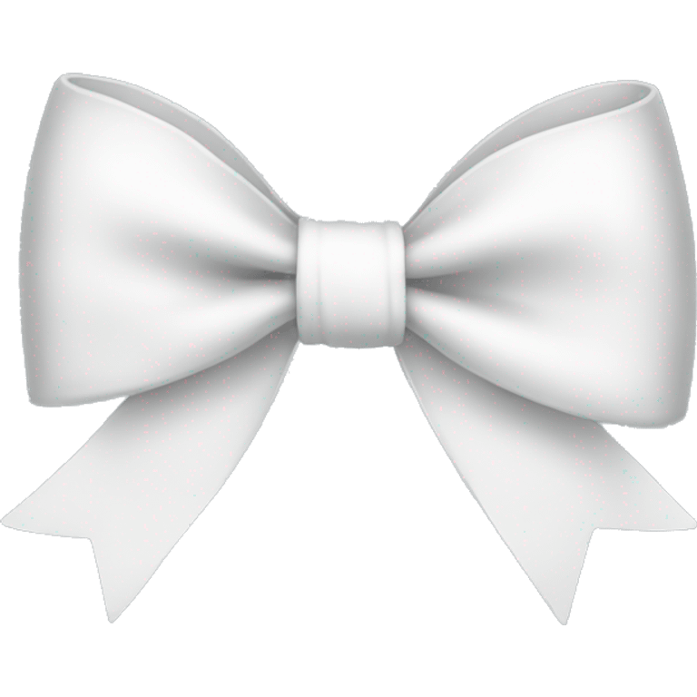 White bow emoji