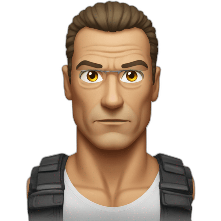 Jean Claude van damme serious emoji