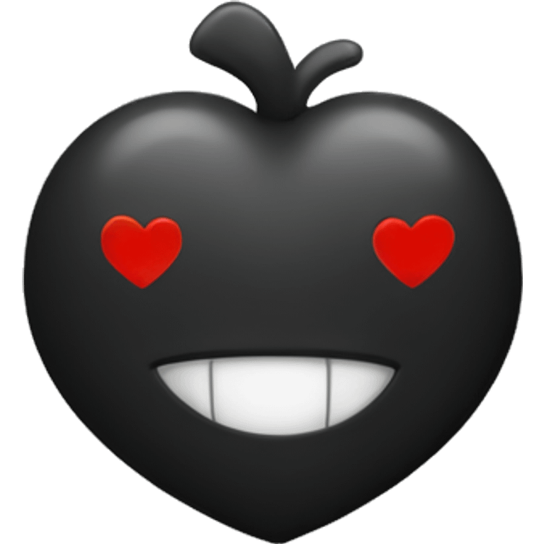 Corazón negro roto emoji