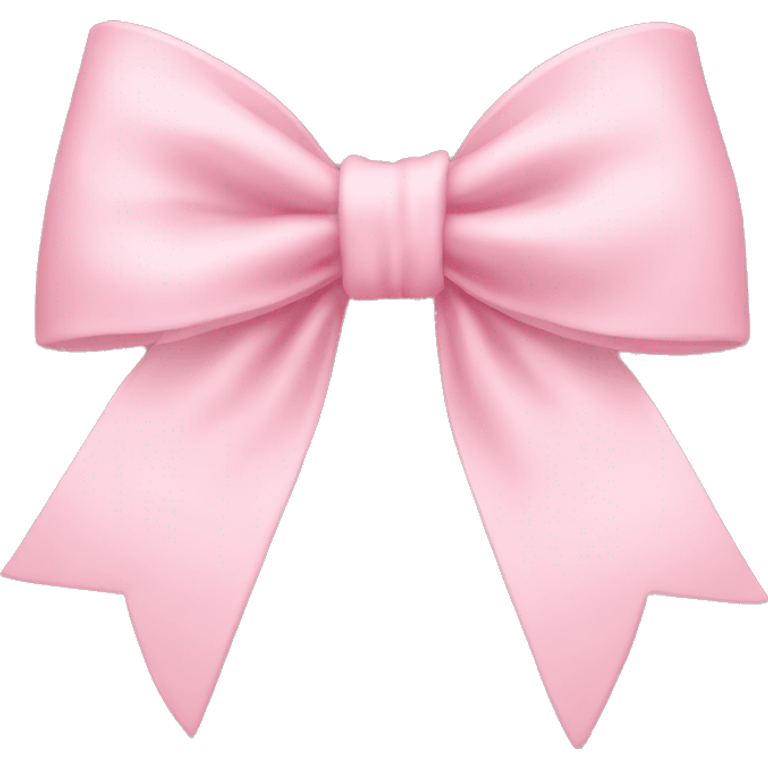 light pink bow on light pink bow emoji