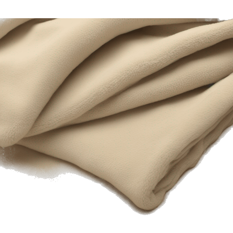 Bundle blanket beige emoji