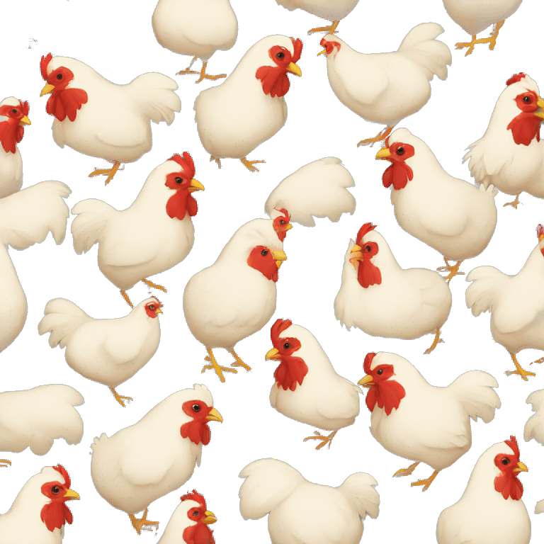 chickens emoji