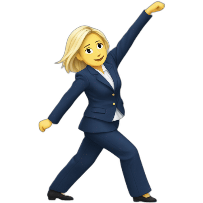 Marine Lepen qui danse emoji