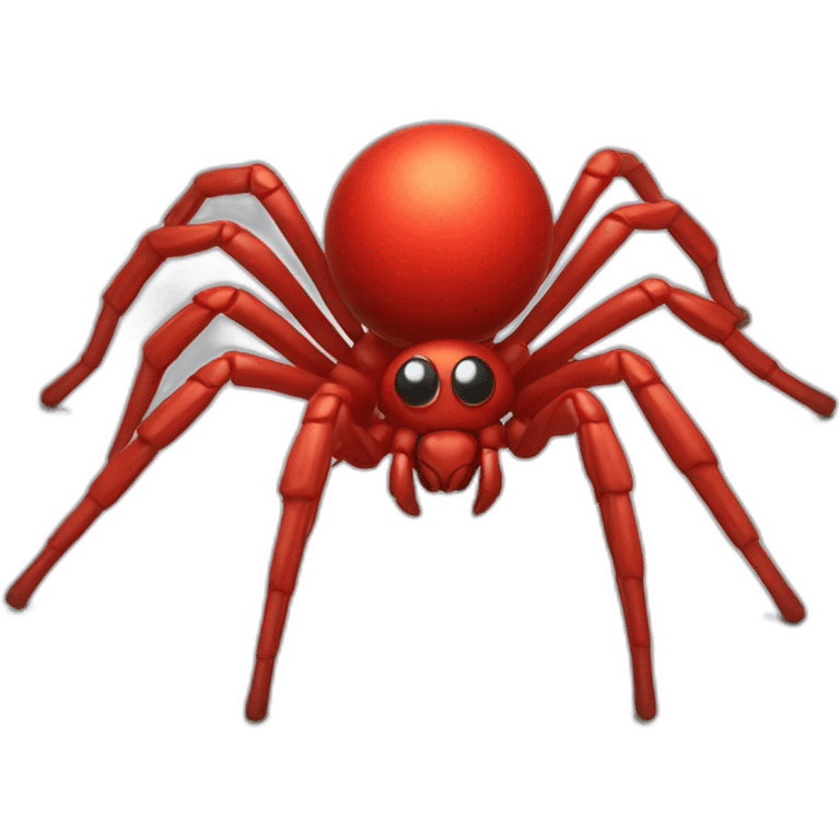 spider red emblem 3d realstic emoji