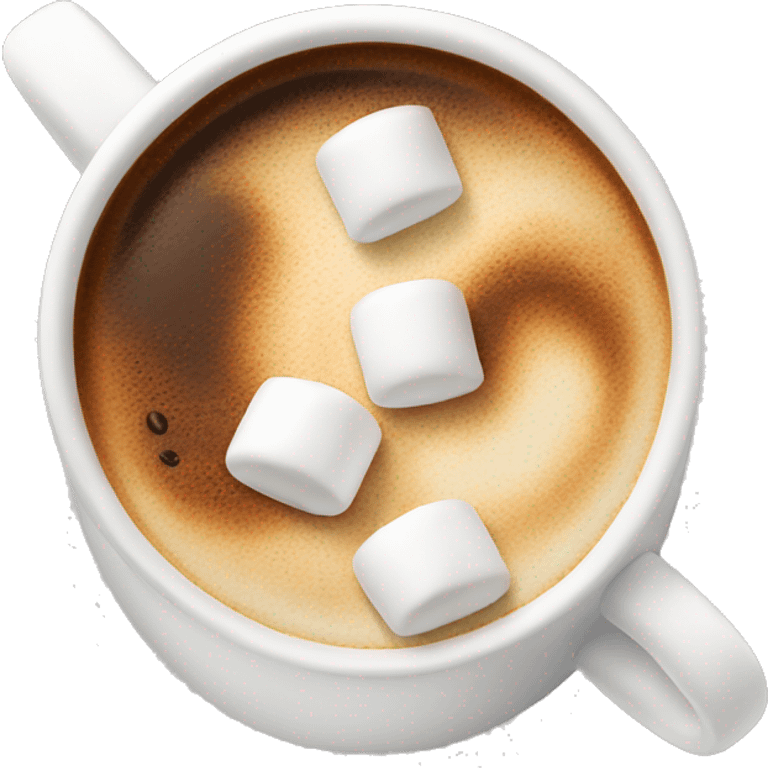 Coffee with marshmallows  emoji