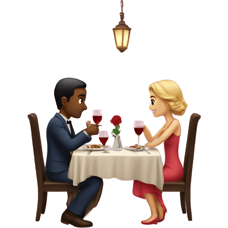 romantic dinner emoji