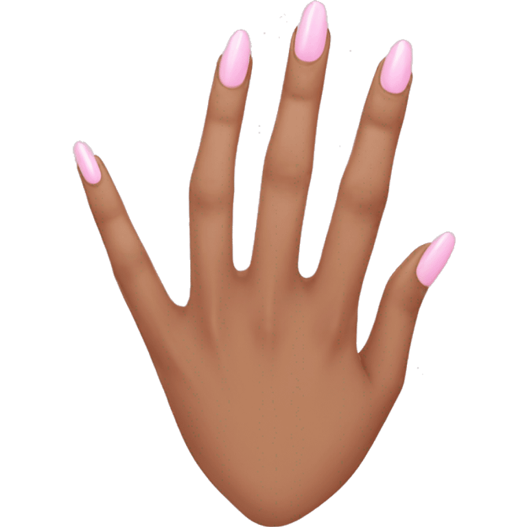 Light pink nails emoji