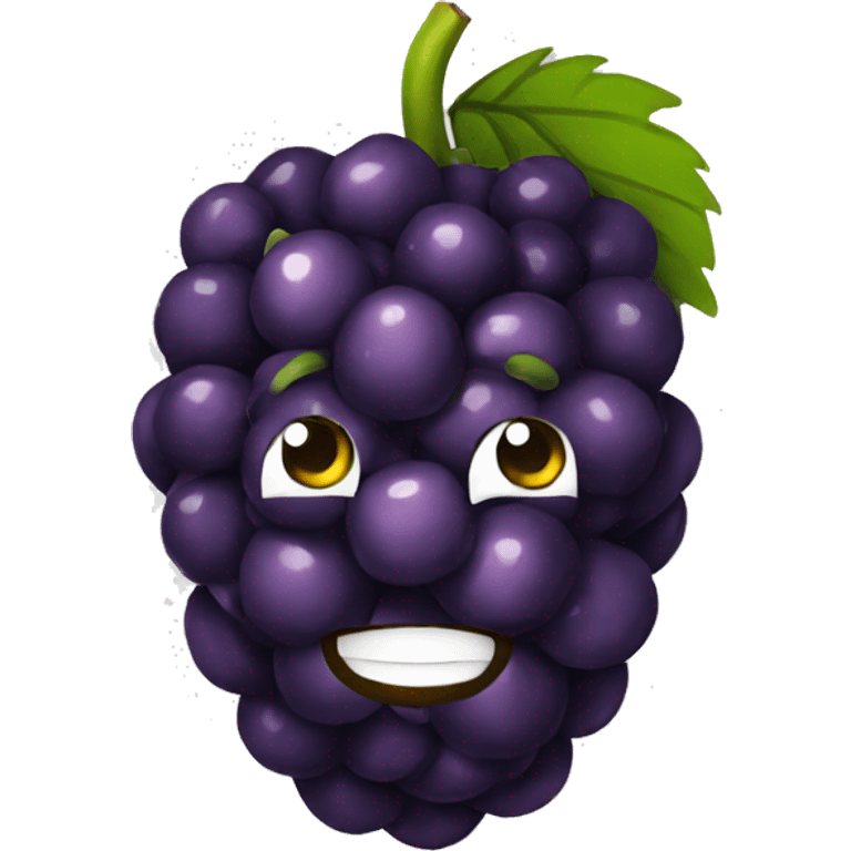 Blackberry loving emoji