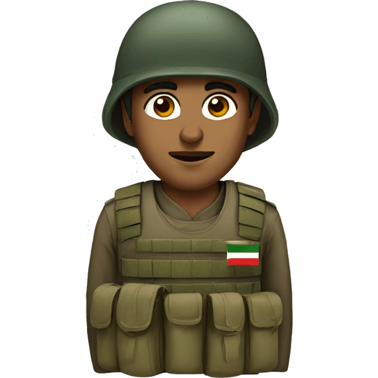 Iranian soldier emoji