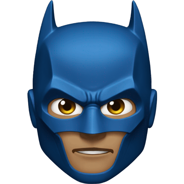 Blue batman emoji