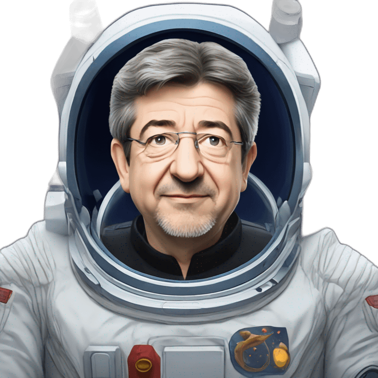 jean luc melenchon in space emoji