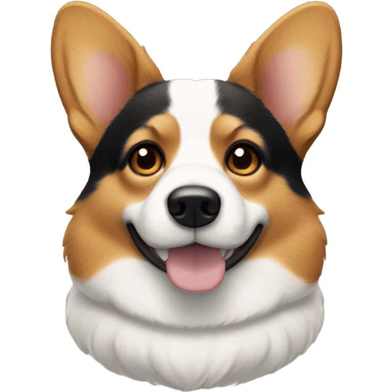 Tri-color corgi emoji