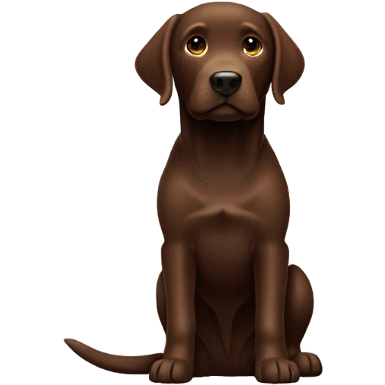 Brown Labrador retriever emoji