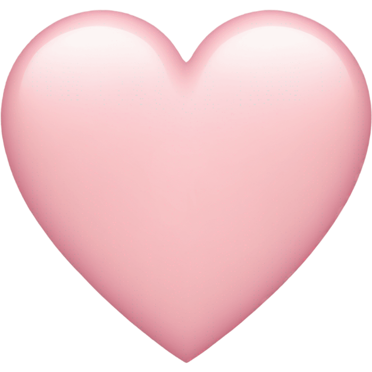 pastel pink heart emoji