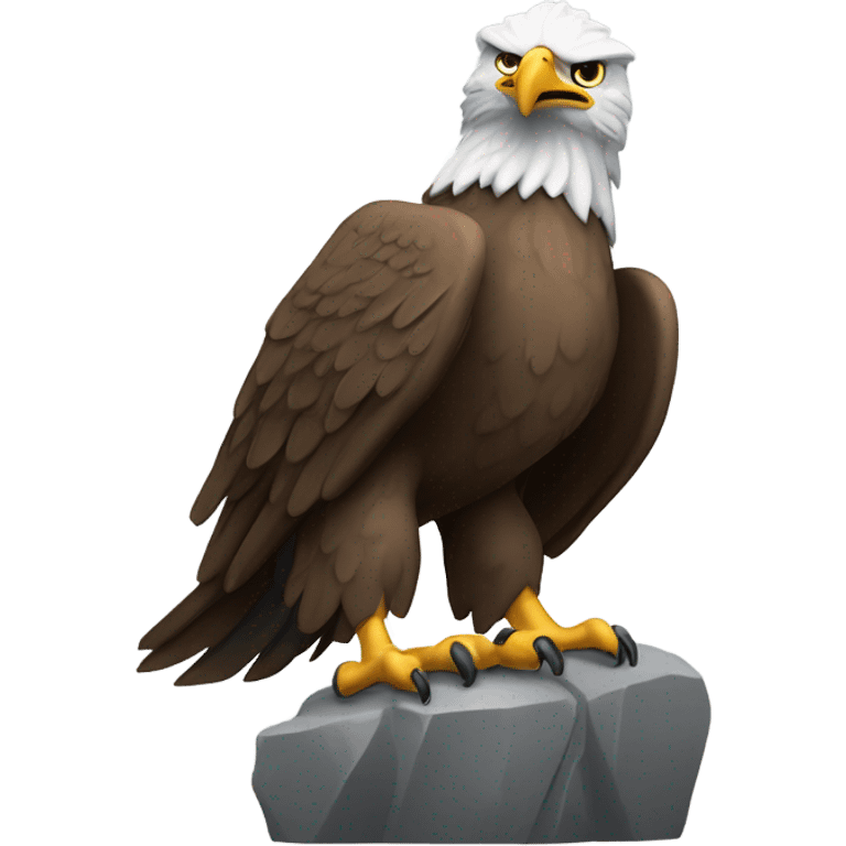 Eagle who is a winner emoji