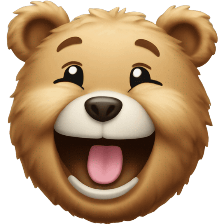 laughing teddy bear emoji