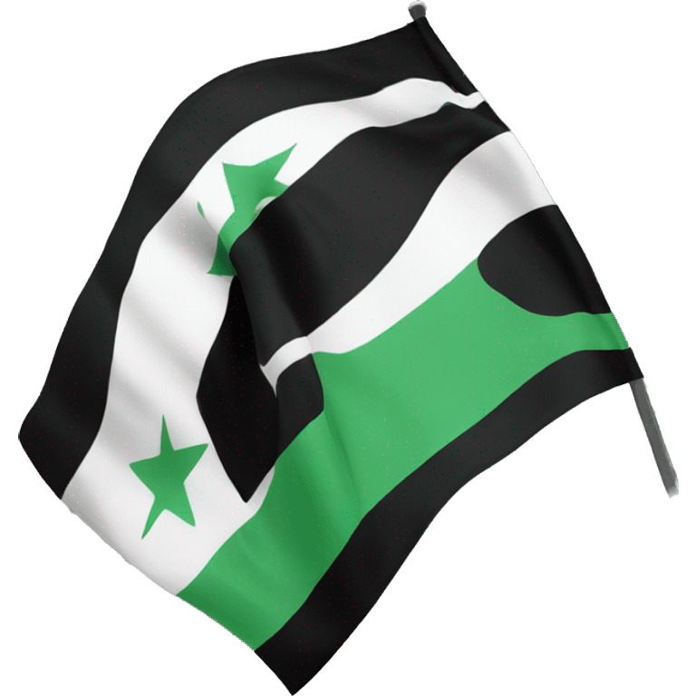 Free Syrian flag  emoji