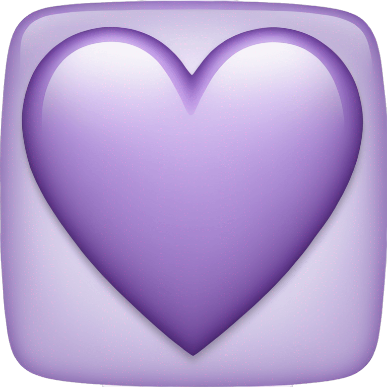 light purple heart emoji