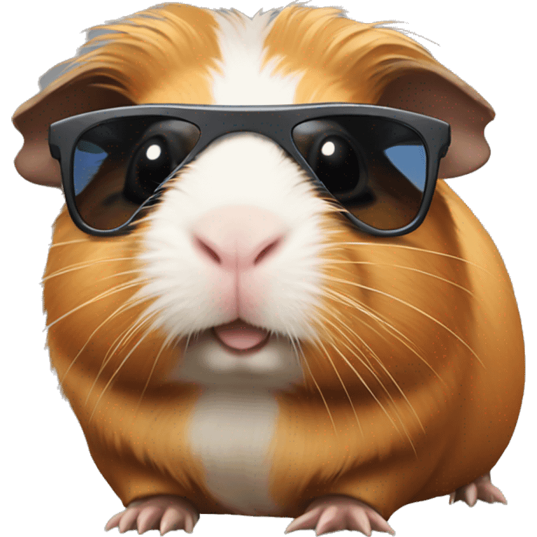 guinea pig with sunglasses  emoji