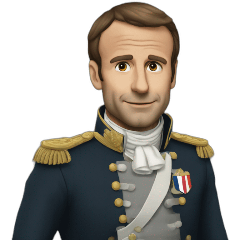 Macron qui boit emoji