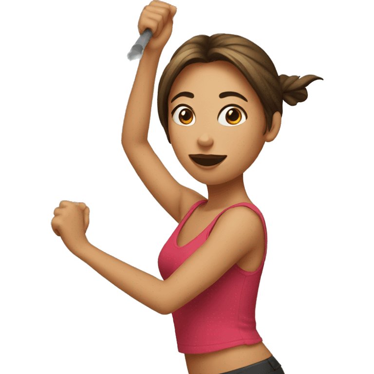 pole move woman emoji