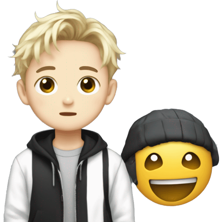 Bangchan from straykids  emoji