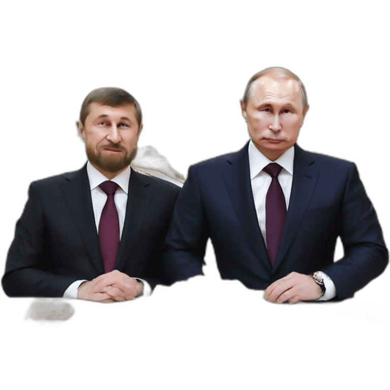 Ramzan kadyrov and putin loves heart emoji